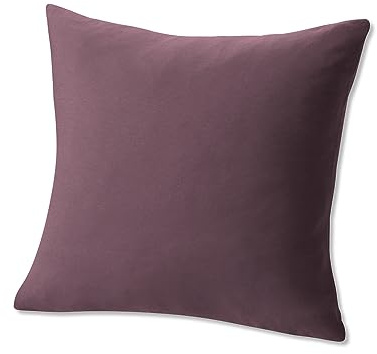 Estella Nackenrollenbezug Mako-Feinjersey aubergine Größe 40x15 cm Ø