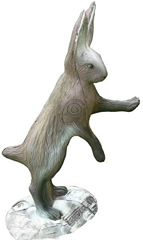 Leitold Feldhase - aufrecht stehend; Ziel oder Zielscheibe für den Bogensport, Bogenschießen, Pfeil und Bogen, Armbrust Sport, 3D