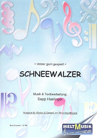 Schneewalzer: für Klavier oder Akkordeon