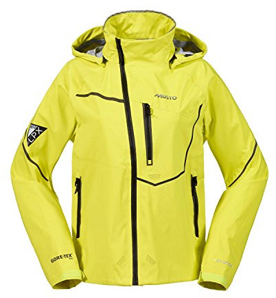 Musto LPX Yacht Segeln und Bootfahren Dynamic Stretch Coat Jacket Coat Sulphur Spring. Wasserdicht und atmungsaktiv - Easy Stretch