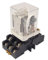 sourcing map JQX-38F DC 24V Spulen 40A Leistungsrelais 11 Stecker 3PDT mit Stecksockel