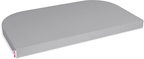 Drap-housse jersey babybay deluxe adapté aux modèles Maxi, Midi, Boxspring, Comfort et Comfort Plus, gris, 89 x 50 cm (1 pack)