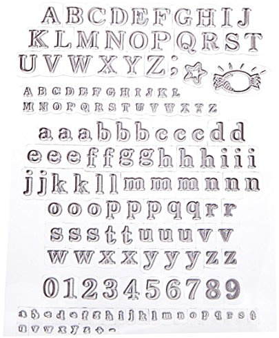 Artemio Clear Stempel Alphabet IV, Transparent
