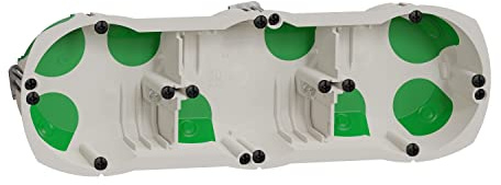 Schneider Electric - Multifix Luft, wasserdichte Box, 3-polig, Abstand 71 mm, Durchmesser 67 mm, Prof. 40 mm - IMT35031