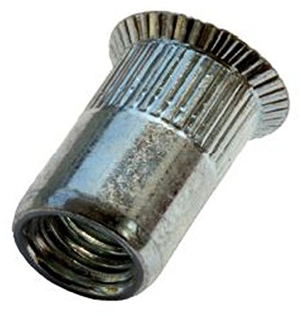 10/20/50/100 Stück Blindnietmuttern Edelstahl A2 Senkkopf Nietmutter (100, M8 x 19.0)