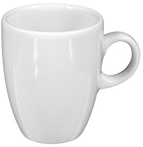Seltmann Weiden Espressotasse 5012, 6 Stück, Weiß, Porzellan, Wiederverwendbar, 9 Liter, Trinkbecher