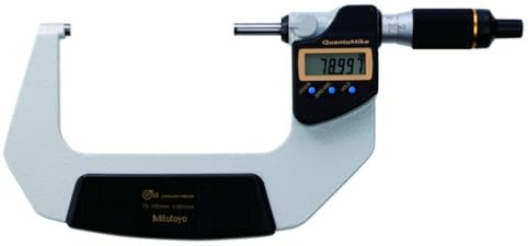 Mitutoyo 293-148-30, Digitale Bügelmessschraube QuantuMike, 75-100 mm, 0,001 mm, IP65, Metrisch, ohne Datenausgang