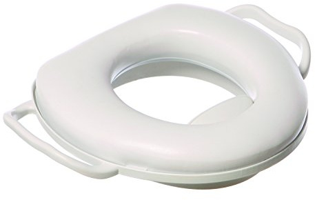 Dreambaby F674 Kinder-Toilettensitz Kindertoilette WC-Sitz für Kinder Klositz, mit Griffen zum leichten Abnehmen, weiß
