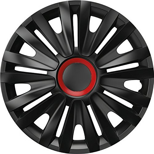 ZentimeX Z778243 Radkappen Radzierblenden universal 14 Zoll Black