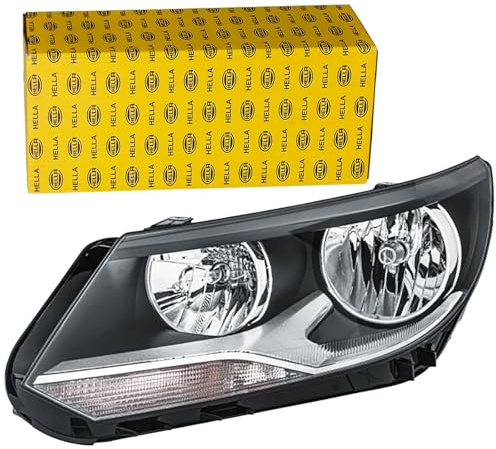 HELLA 1EL 010 749-211 Halogen Scheinwerfer - VW Tiguan (5N_) - ECE | Kompatibel mit: VW TIGUAN
