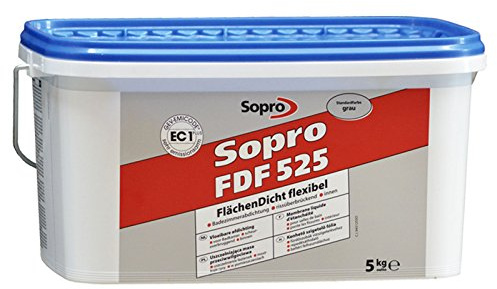 Sopro Flächendicht flexibel FDF, grau, Eimer 5 kg