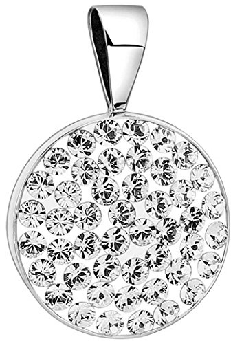 Nenalina Kreis Anhänger für Damen Kette oder Halskette in 925 Sterling Silber 264056-091