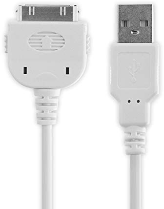 subtel® 30 Pin Dock Connector Phone Charger Cable Replacement for Apple iPhone 1 / 3G / 3GS / 4 / 4S 1m Fast Charging Smartphone Data Transfer Lead - White