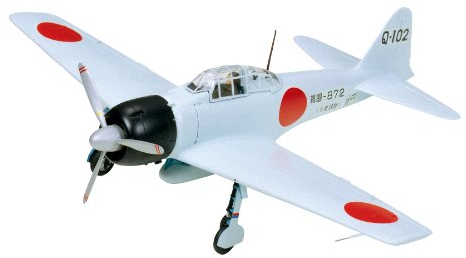 TAMIYA 300061025-1:48 Mitsu. A6M3 Zero Fighter T32 Hamp, Mittel
