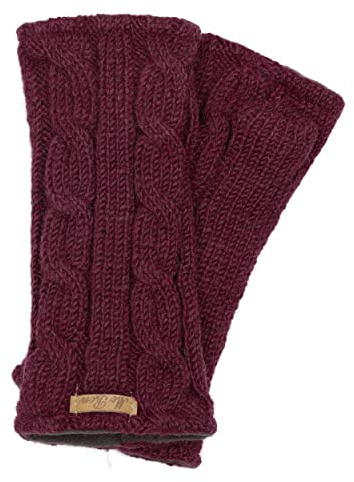 McRon Damen Gestrickte Pulswärmer Modell Emily