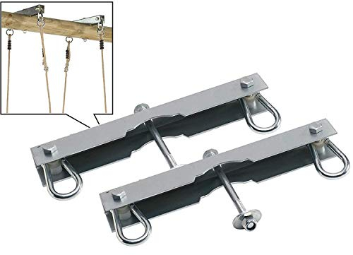 Loggyland 2er-Set Crochets de Balançoire pour Balançoire Double à Double Siège