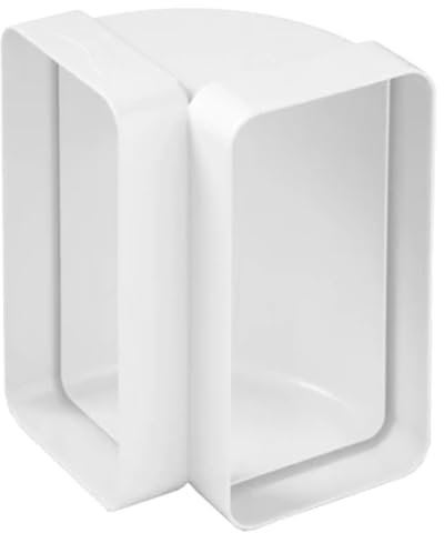 First CURVA VERTICALE IN ABS PER TUBO RETTANGOLARE mm 120x60