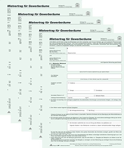 Mietvertrag RNK geprüft (5 Stück, Gewerbe)