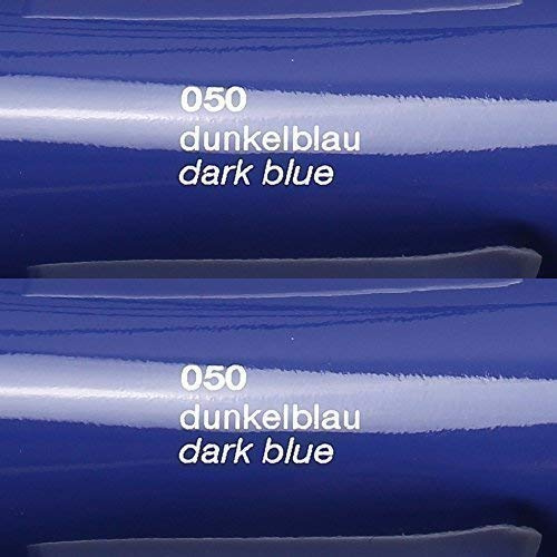 Unbekannt 5,60€/m² Oracal 651 Folie - 5m x 0,63m - 050 Dunkel Blau - Glanz Klebe Moebel Plotter Selbstklebend - Orafol Plotterfolie glänzend