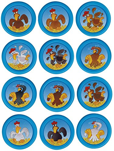 Tapes4you Looping Louie Chips reservchips original Hasbro med klistermärken (12 stycken)
