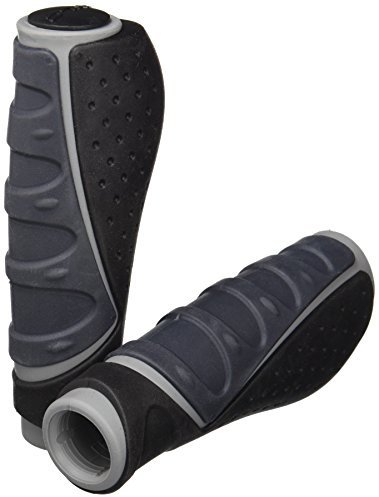XLC GR-G06 Ergonomische Fahrradgriffe (130 mm, Grau)