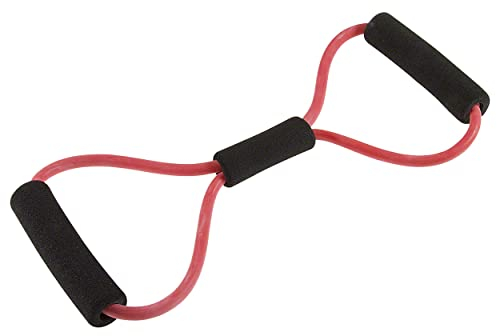Fitness Toner Expander Fitness Tube Gymnastikband Body Toner, Stark, Rot
