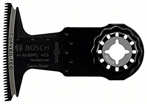 Bosch Professional 1x HCS Lama per tagli dal pieno AII 65 BSPC (per legno duro, 40 x 65 mm, accessori utensili multifunzione)