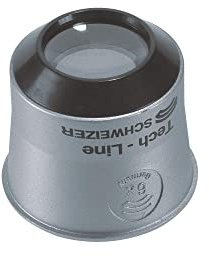 Schweizer Uhrmacherlupe Tech-Line Vergr. 8x Linsen-D.22,8mm