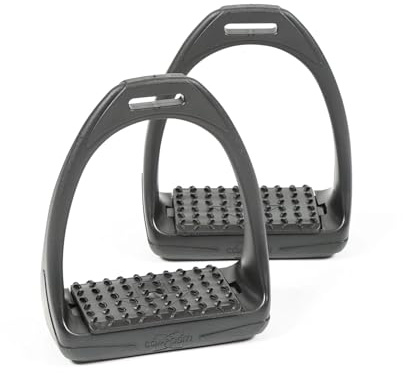 Compositi Lightweight Reflex Stirrups (Adults 4.75 (Black)