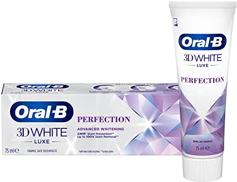 Oral-B 3D White Luxe Perfection Toothpaste, 75 ml (Packaging may vary)