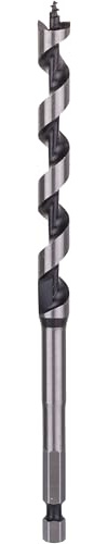 Bosch 1x PRO Wood Holzschlangenbohrer, 10 x 95 x 160 mm | für Weichholz, Hartholz, Ø 10,00 mm, Professional Zubehör Bohrmaschine, Schrauber, Schlagbohrer