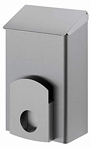 ALL CARE 13049 Dutch Bins AC LBS 7 E Hygienebehälter und Hygienebeutelhalter mit Klappdeckel - Wandmontage - Edelstahl