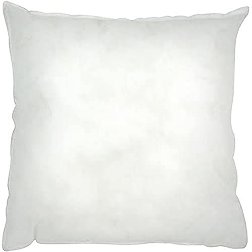 Riva Home Paoletti Hollowfibre Cushion Pad Insert Inner - Small Square Shape - 100% Polyester Filling - Double Stitched Edges - 30 x 30cm (12 x 12 inches) - Designed in the UK, White, CPAD3030