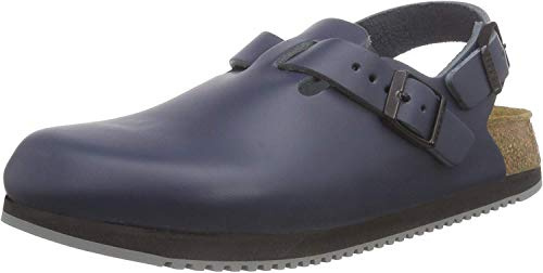 Birkenstock Original Tokyo Leather, Regular Width, Color: Blue, Size: Men 11, 44 EU
