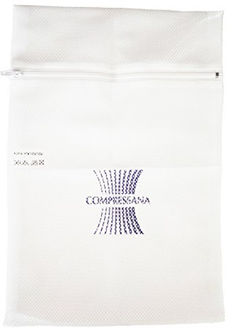 COMPRESSANA Wäschenetz - Wäschebeutel mit Reißverschluss in den Maßen 33 x 22 cm - zum Schutz von Stütz- und Kompressionsstrümpfen in der Waschmaschine