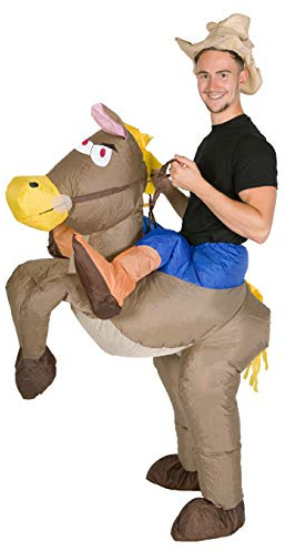 Aufblasbares Cowboy-Kostüm – Erwachsene/Kinder