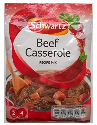 Schwartz Beef Casserole Recipe Mix - 12 x 43gm
