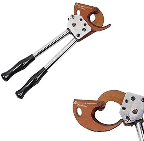 BETOOLL Heavy Duty Aluminum Copper Ratchet Cable Cutters up to 300mm² Wire Cutters 600mcm