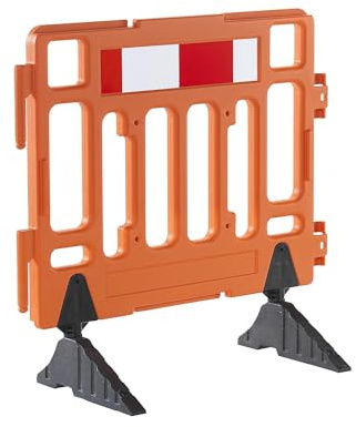 kaiserkraft | Kunststoff-Absperrgitter | Länge 1,1 m | orange