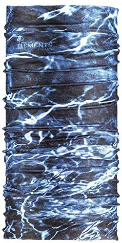 Buff Men's Coolnet Uv+ Multifunctional Headwear Neck Gaiter, Mossy Oak Aqua Navy, One Size