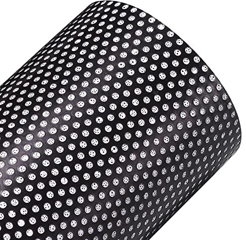 Blueshyhall Pellicola per parabrezza, traforata, nera, per auto, protezione solare per interni e finestre, autoadesiva, per porta, balcone, ufficio (30 x 120 cm)