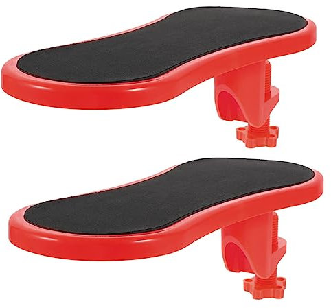 MAGICLULU 2stücke Ergonomische Armauflage Für Schreibtisch Anti-rutsch Handgelenkauflage Für Komfort Am Arbeitsplatz Für Zuhause Und Büro Bequeme Ellenbogenstütze Für Entspannte
