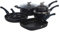 BLAUMANN 9Pc Set Cookware Frying Grill Pots Saucepan Casserole Soft Touch Handle (Aquamarine)
