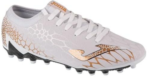 Joma Botas de fútbol para Hombre, Blanco, 42.5 EU