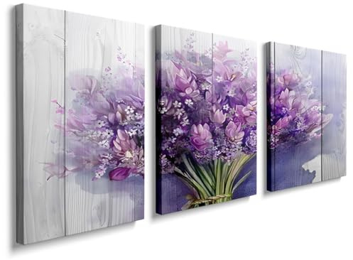 prinfantasy Canvas Wall Art Flowers Nature Pictures Bedroom Print Poster Frames for House Home Aesthetic Room Decor 16x12in YH66