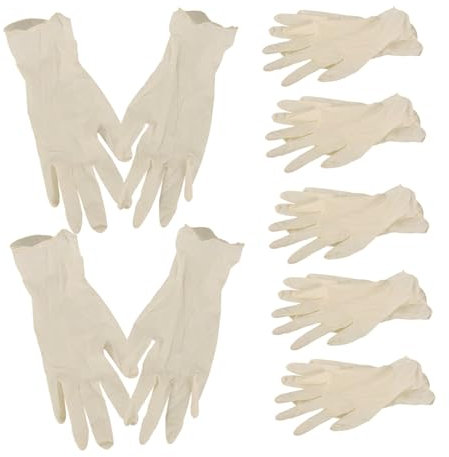 ORFOFE 20stücke Kleine Einweghandschuhe Aus Latex Für Junge Mädchen Anti-rutsch-design Geeignet Für Küche Und Reinigungsaufgaben Bequemer Sitz Und Einfache Entsorgung Nach Gebrauch