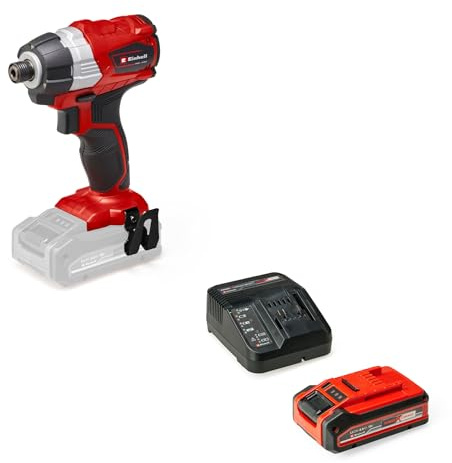Einhell Professional Akku-Schlagschrauber TP-CI 18 Li BL Power X-Change (18 V, 180 Nm, Brushless, Innensechskant-Aufnahme, Drehzahlregulierung, LED-Licht, inkl. 4,0 Ah Akku + Ladegerät)