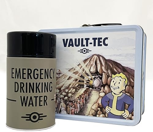 Fallout Clean Vault-Tec Lunchlåda och flaska