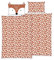Familando Parure de lit pour bébé en 100 % coton Oeko-Tex avec fermeture éclair - Housse de couette de 100 x 135 cm - Taie d'oreiller 40 x 60 cm - Parure de lit pour enfant dans différents motifs