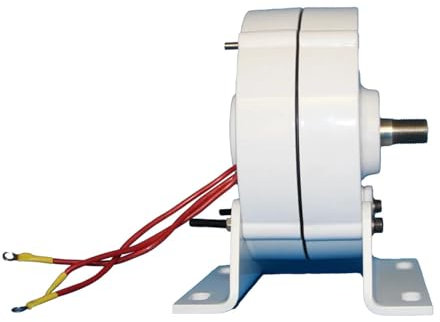 Generador de imán permanente trifásico sin engranajes, alternador de CA de baja velocidad de 6000 W, 8000 W, 10 kW, 12 V, 24 V y 48 V, ideal for aerogeneradores de bricolaje.(Double shaft,12V_8000W)